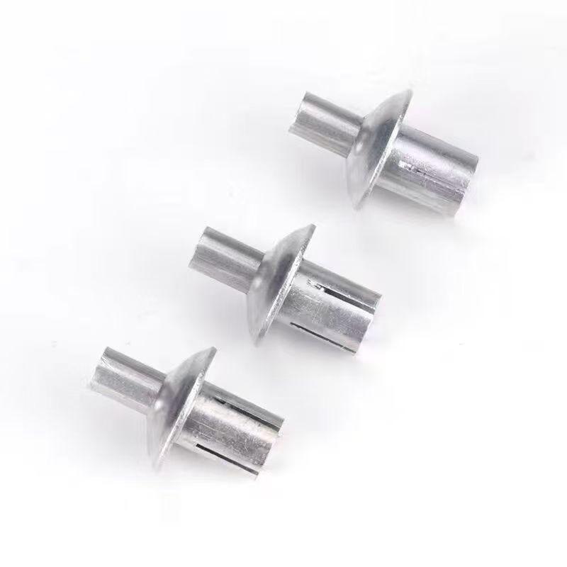 100pc All Aluminum Half Round Head Countersunk Head Tapping Expansion Nail
