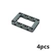 Technical Parts 64782 15458 Flat Panel Plate 1x5x11 1X3X11 Mechanical Building Blocks Car MOC Parts Bricks Compatible Leduo