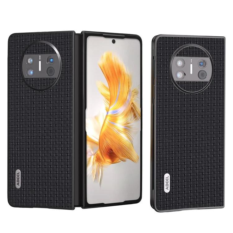 

Для Huawei Mate X3 5G Коровья кожа Жесткий ПК Корпус Противоскользящий защитный чехол для телефона