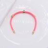 10PCS fashion luxury Wind Life Tree handmade DIY woven rope bracelet 3mm open loop buckle adjustable bracelet