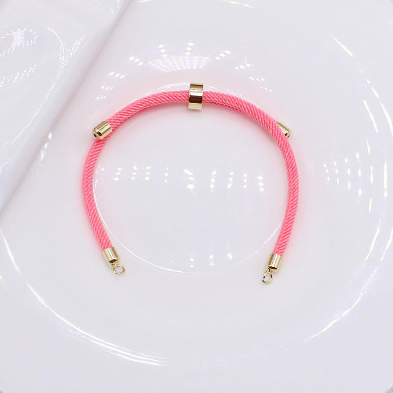 10PCS fashion luxury Wind Life Tree handmade DIY woven rope bracelet 3mm open loop buckle adjustable bracelet