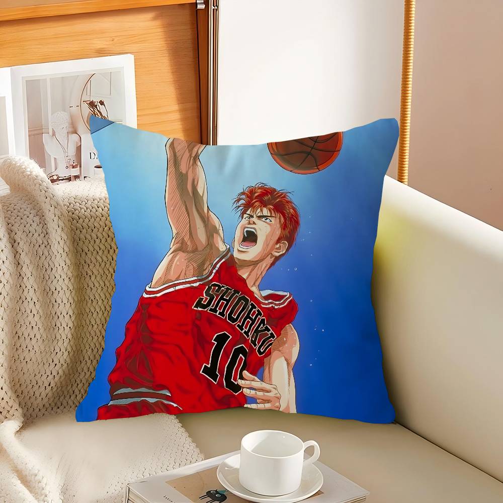 Slam Dunk Decorative Room Aesthetics Pillow Case Home Decor Bedroom Sofa Bed Couch Pillow Cover 45x45