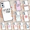 Bible Quotes Jesus God For Realme GT 6T 5 6 GT 7 Pro C67 C75 C61 C55 C53 C51 C21Y C25S 10 11 12 13 14 Pro Plus Case
