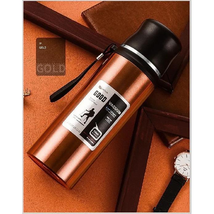 Stainless Steel Thermos Tumbler Leakproof Sports Bottle Insulated Cups Tea Coffee Water Bottles Outdoor Travel Thermal Cups