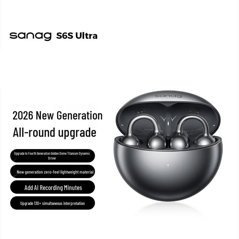 Sanag S6S Ultra Open-Ear Sport Bluetooth Earbuds