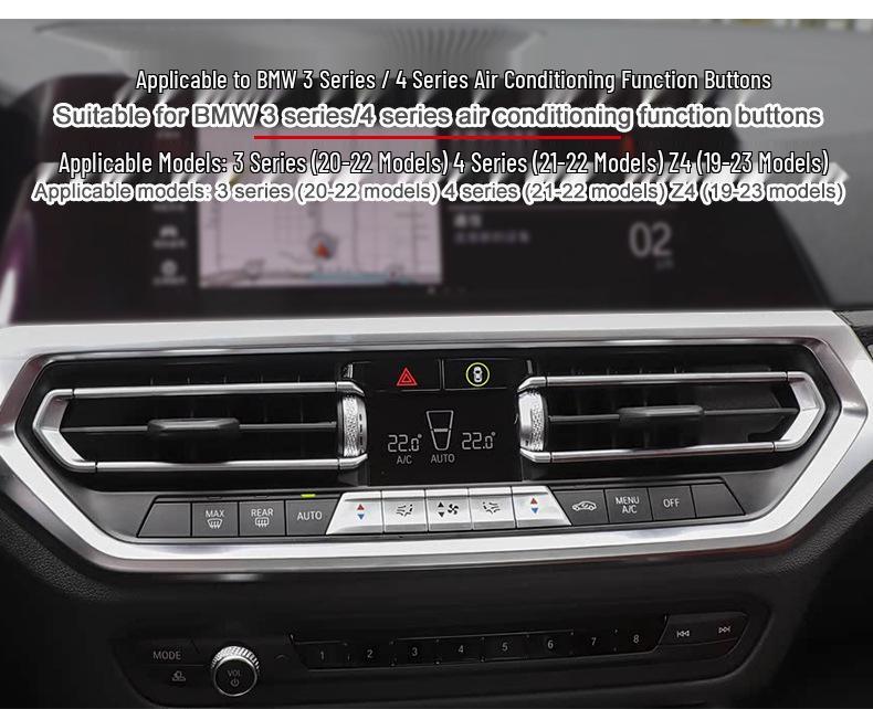 Compatible with BMW 3 Series (G28) Air Conditioning Switch Buttons 325li/330l