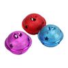 15pcs Jingle Bells Colorful 40mm Iron Material Painted Hollow Pentagram DIY Matte Craft Bells for Jewelry Pendants