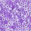 "100 Pcs Large Hole Transparent Frosted Barrel Beads - Colored Onion Powder Plastic Pony Beads for Dreadlocks and Wigs"