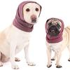 Pet Ears Cover Warm Noise Protection Anxiety Relief Cat Dog Hood Earmuffs for Small Medium Pets Grooming Bathing Pink M