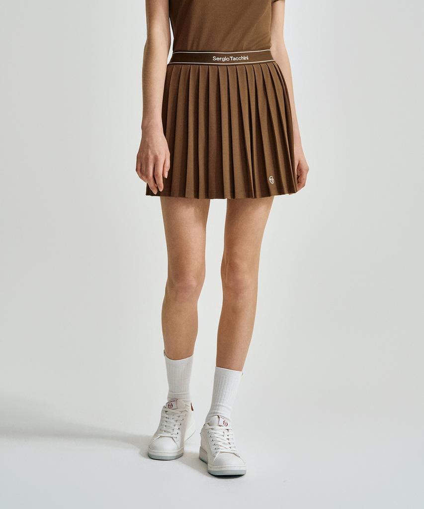 SERGIO TACCHINI W Tacchini Flying Skirt (Brown)