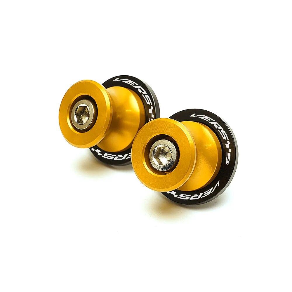 8MM Motorcycle High Quality CNC Swingarm Spool Sliders For Kawasaki Versys 650 1000 X300 2008 -