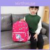 Unicorn Rainbow Star And Strawberry Backpack Childrens Cartoon Zipper Bag
