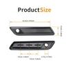 Saddle Bag Latch Covers for Harley, Saddlebag Hinge Latch Covers with Reflectors Fit for 2014-2023 Touring Road King Road Glide Street Glide Ultra