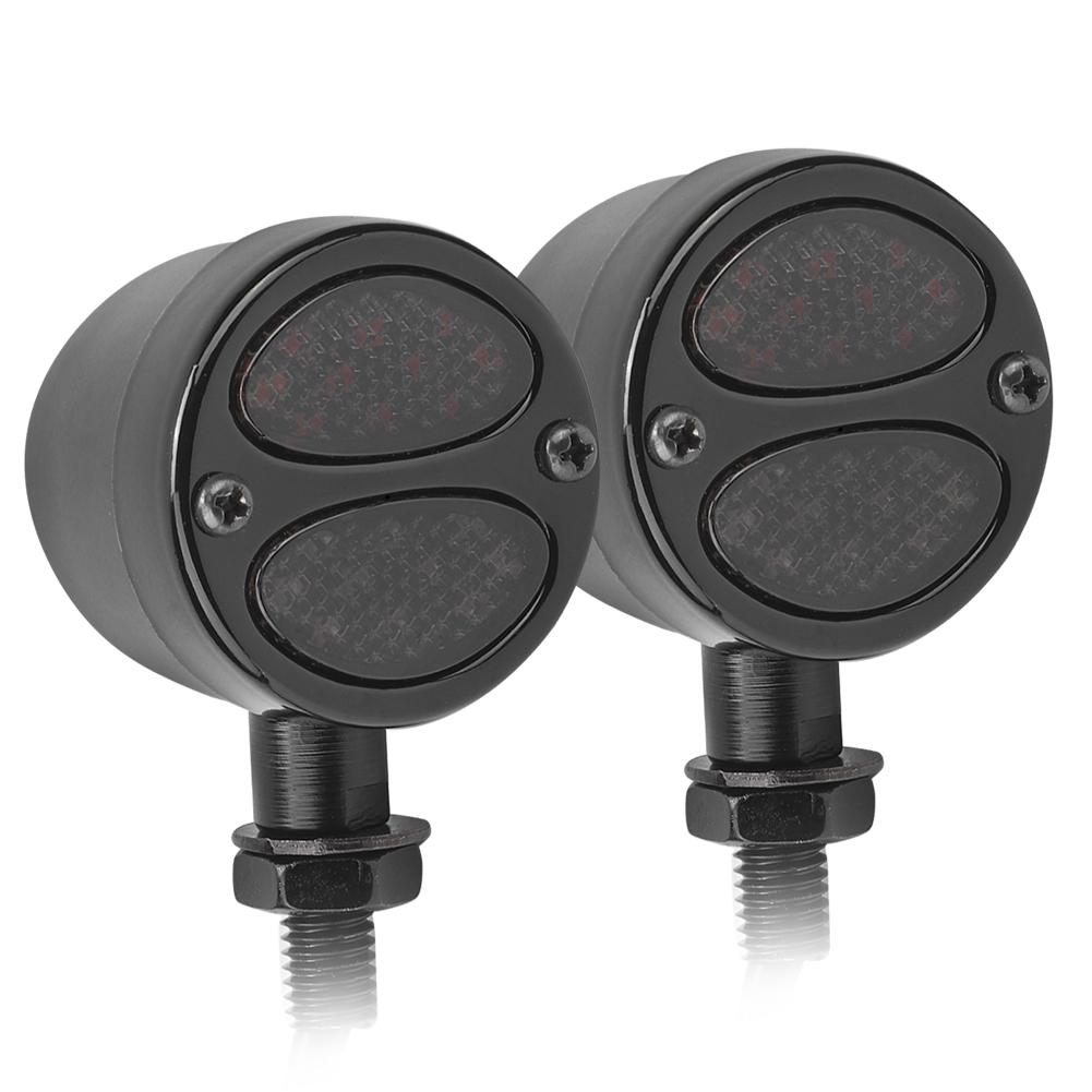 

Motorcycle LED Turn Signal Light Vintage Modified Steering Lamp Indicator Fits for Yamaha