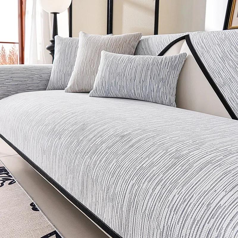 

Чехол для дивана из шенилла для гостиной, универсальная подушка для дивана Four Seasons, нескользящий коврик для дивана в форме буквы L, защитный чехол для дивана, домашний декор 1pc 30x50 pillowcase