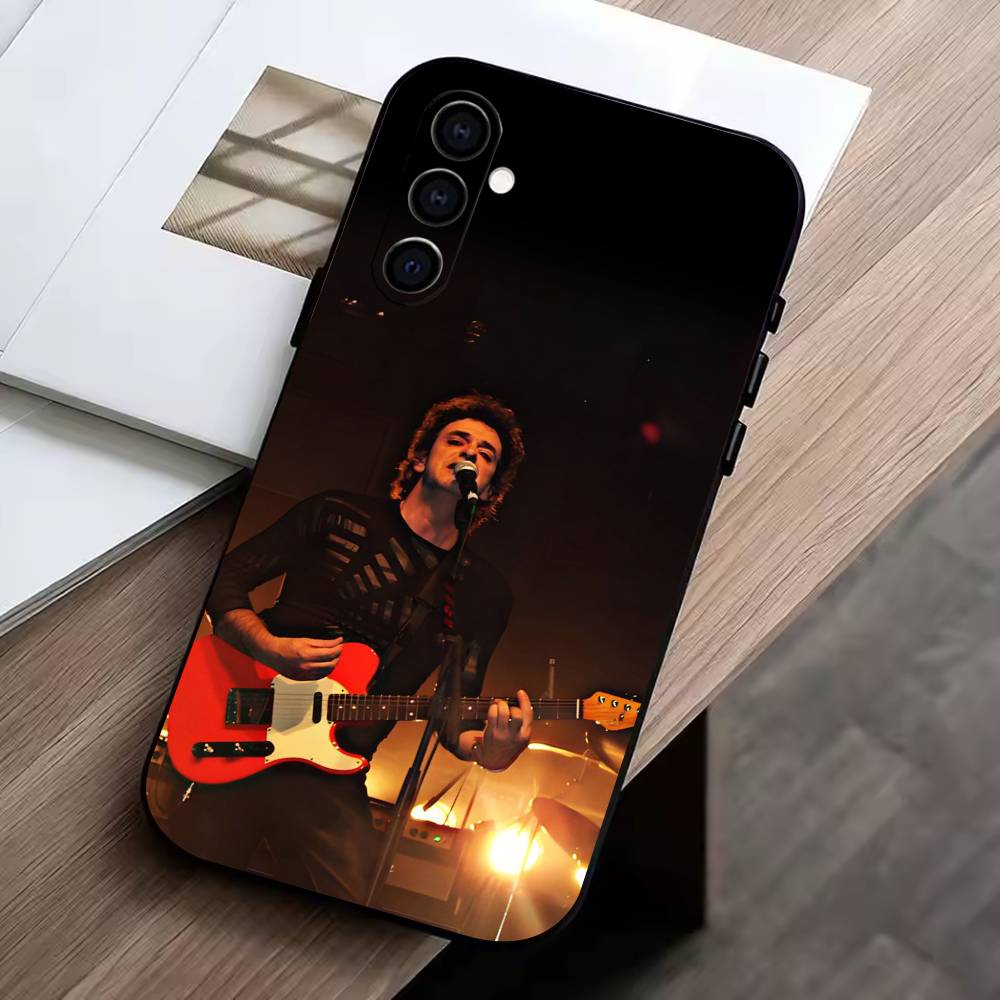 

Чохол для телефону S-Співак Gustavo Cerati для Samsung Galaxy A73, A72, A71, A70, A53, A52, A51, М який силіконовий чорний чохол Samsung a12