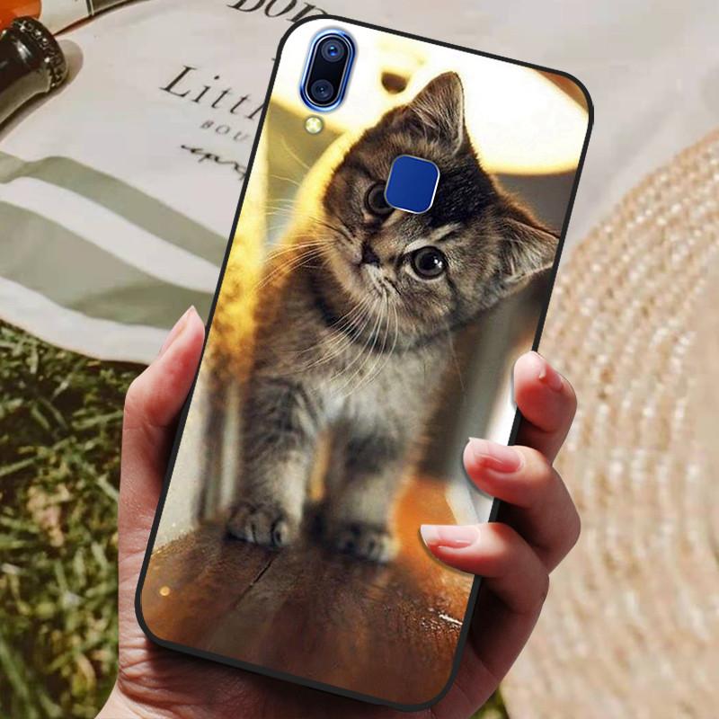 For Coque Vivo Y93 Lite Case Silicone Cartoon Painted Soft TPU Back Cover For Vivo Y91 Y95 Y93 Lite Case Y 91 Phone Cases Capas