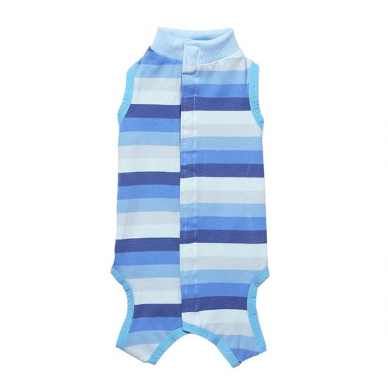 Yousheng Dog Weaning Suit Stripes Pattern Wound Recovery Elastic Pet Surgery Recovery Suit Pet Supplies