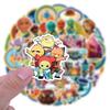50PCS Waterproof Cartoon Graffiti Stickers for Scooter, Notebook, and Water Cup Decoration