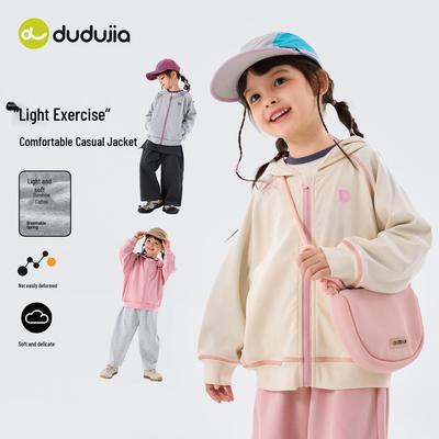 Dudu Family Kapuzenjacke für Mädchen - Stilvolles Frühjahrs-/Herbstoberteil für Babymädchen