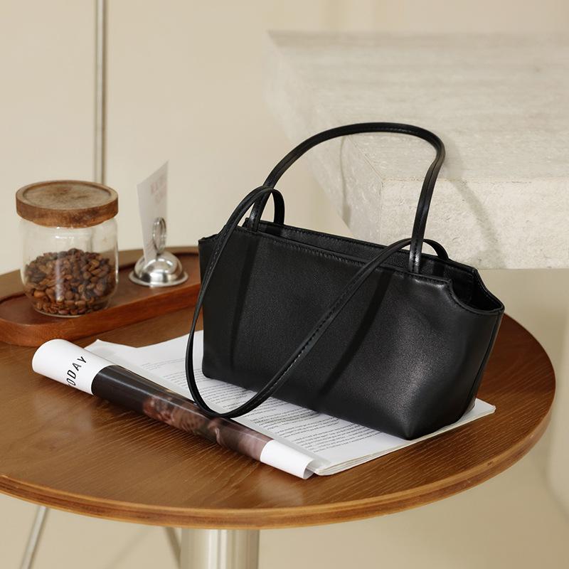 Genuine Leather Business Casual Crossbody Bag, Women s Underarm Bag, Stylish and Niche Tote Bag