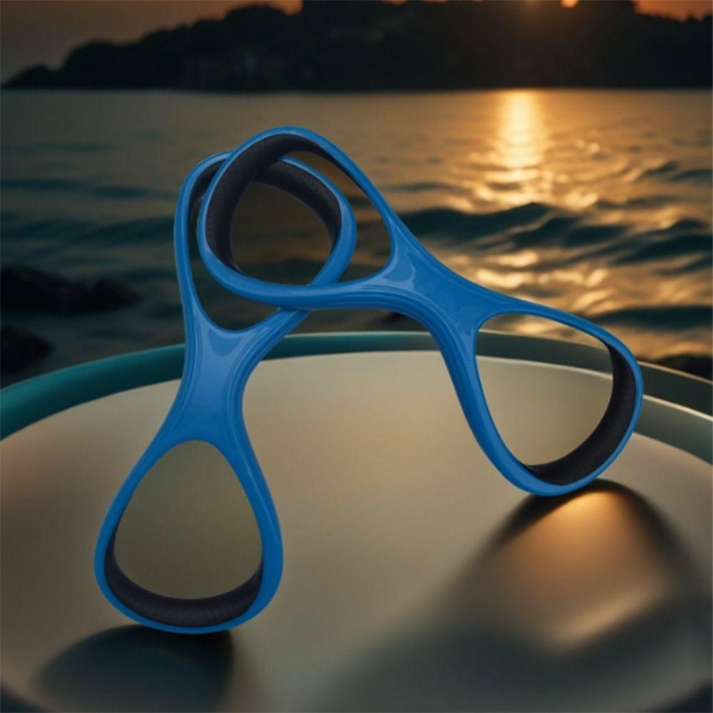 Ergonomic Shape Forearm Fulcrum Fin 8 Shape Swim Training Paddle Webbed Glove Swim Training