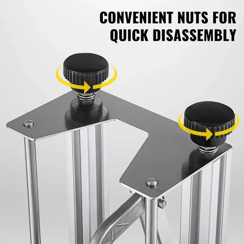 Commercial French Fry Cutter with 4 Replacement Blades, 1/2" or 1/4" or 3/8" 6 or 8-wedge Slicer or 6-wedge Apple Corer
