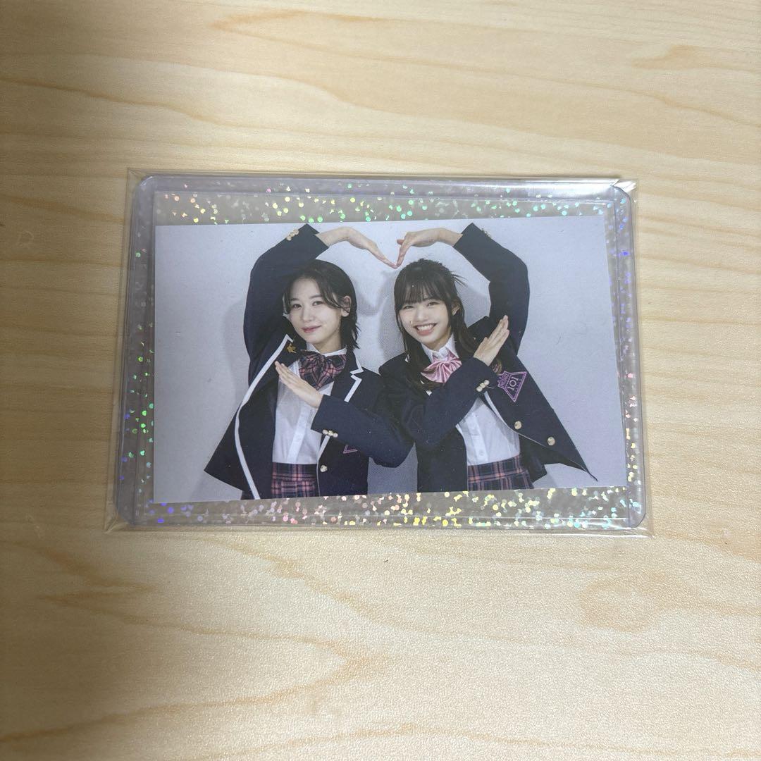 

[USED] Momona Kasahara, Kokoro Kato, ME:I Nippu Girls Fan Book, Kinokuniya Bonus Trading Card