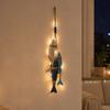 Marine Theme Starfish Wall Decor Hanging Mediterranean Decorative Starfish  Restaurant Wall Art