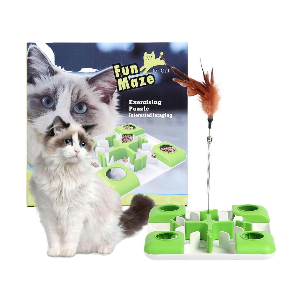 cat maze feeder