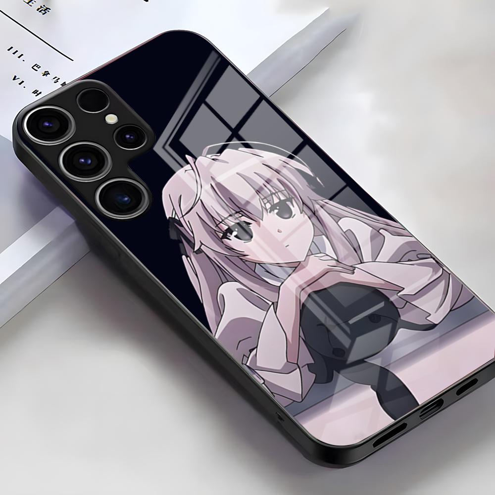 Y-Yosuga No Sora Phone Case For Samsung S26 S25 Edge Ultra S23 S22 S21 S20 Ultra Plus S24 Fe A54 A53 A25 Glass Cover