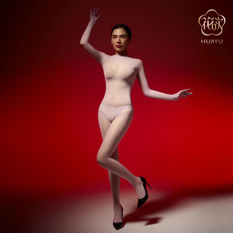 Body Nahtlos Dreieckiger Schritt Ganzkörper Kopfbedeckung Fünf Finger Offener Schritt Penis Männlich Weiblich Sexy Eng Anliegende Dessous