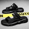 Leather Sandals Men's Casual Sports Driving Beach Slippers Summer Outdoor Wear Breathable Comfortable Driving License Dad Shoes