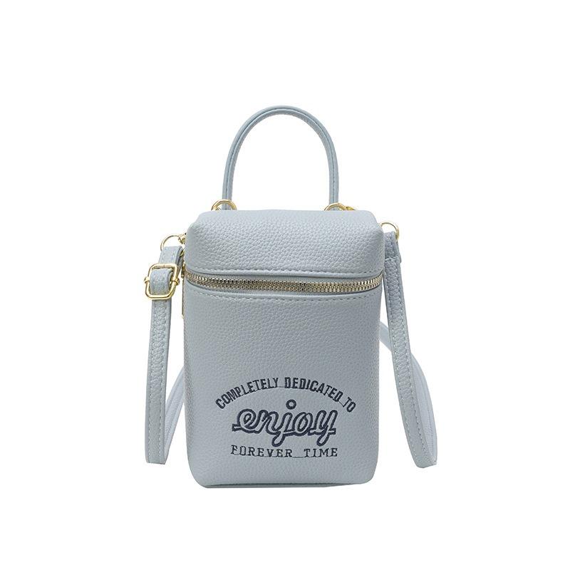 Fashion pu leather bag small bag spring and summer new embroidered mobile phone bag shoulder bag messenger bag women's bag