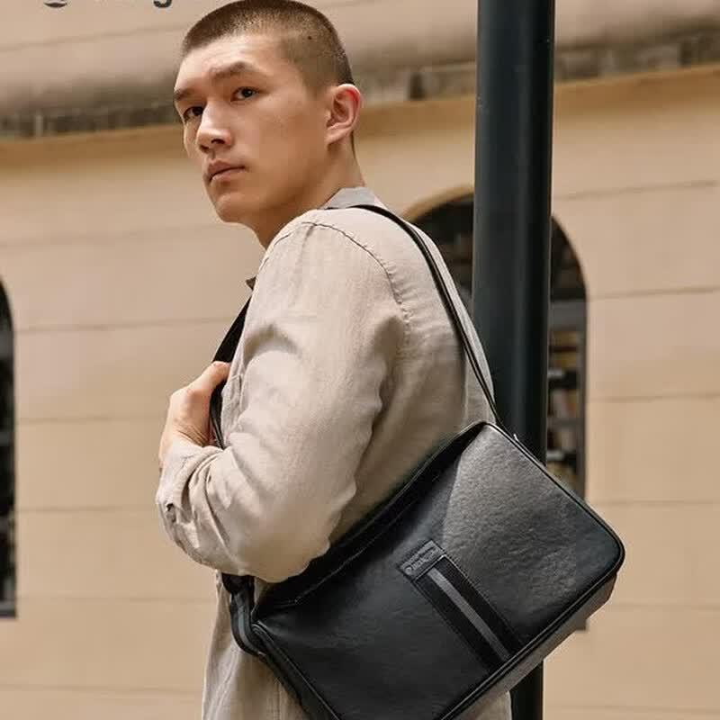 Navigare Men s Retro Leather Crossbody Bag
