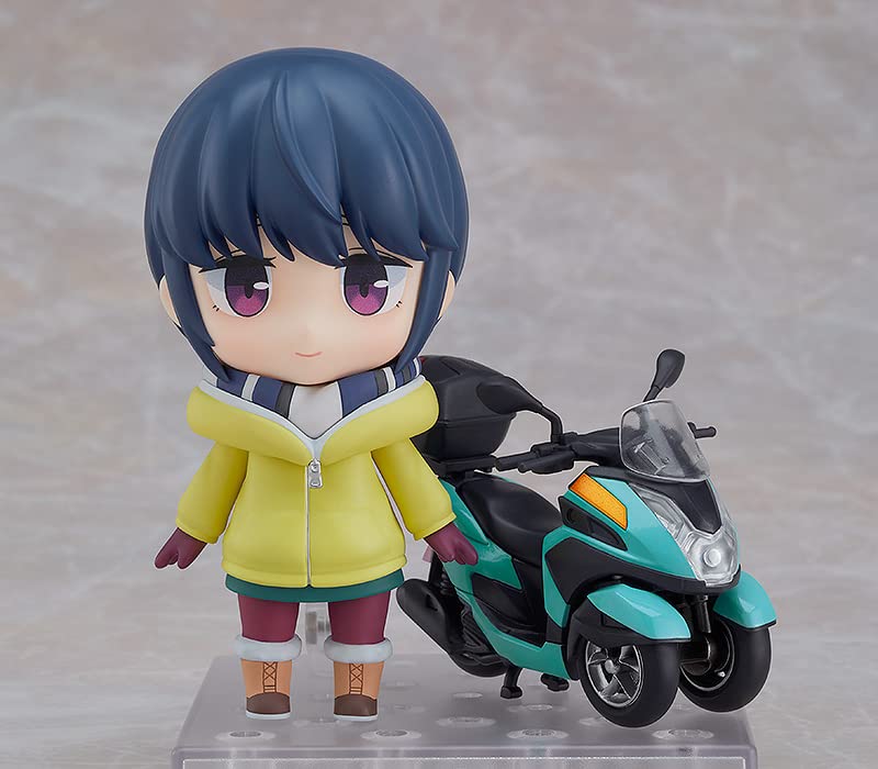 Nendoroid Shima Rin Bike Plastic Painted Movable Figure G12909 Yurucamp Three-Wheel Ver. Non-scale