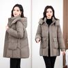Winter New Down Cotton-padded Clothes Women's Medium and Long Thickened Warm Cotton-padded Clothes Fashionable Foreign Loose Cotton-padded Jacket