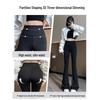 High-Waisted Tummy Control Velvet Flare Pants for Women - Autumn/Winter Fitness & Yoga Style