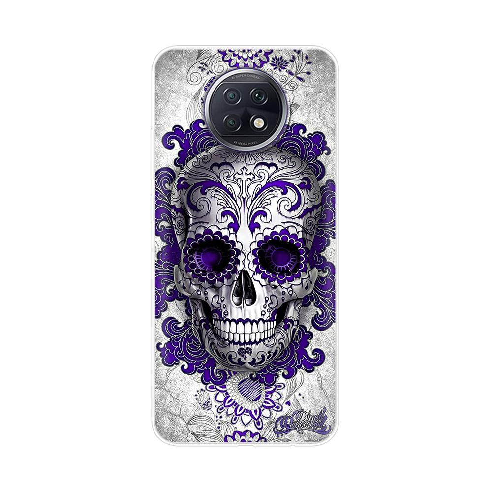 Fashion TPU Phone Case For Xiaomi Redmi Note 9T Soft Silicone Painting Case for Redmi Note 9T 5G Case Note9T 9 T coque flower