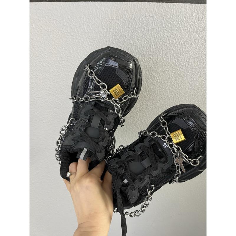 Heavy Metal Wind Dad Shoes Women's Shoes New Thick Sole Heightening Versatile Casual Sports Shoes Mesh Breathable