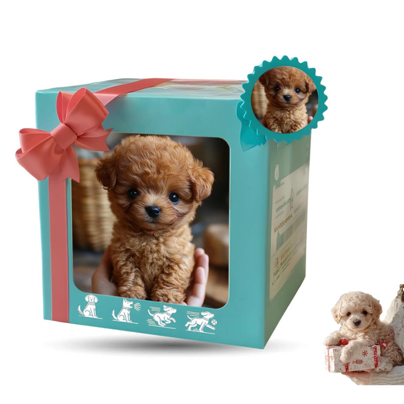 

Робот-питомец в форме щенка [Новая модель 2025 года с распознаванием эмоций ИИ и реалистичными движениями] Реалистичный робот-питомец с распознаванием эмоций, Дом