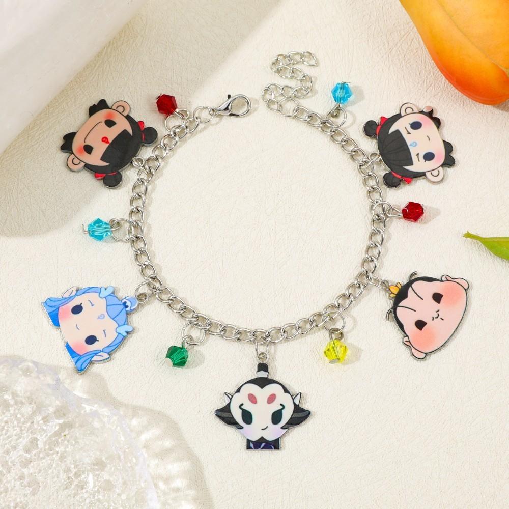Nezha Ao Bing Cartoon Charm Bracelet With Zinc Alloy Pendant For Gift Giving