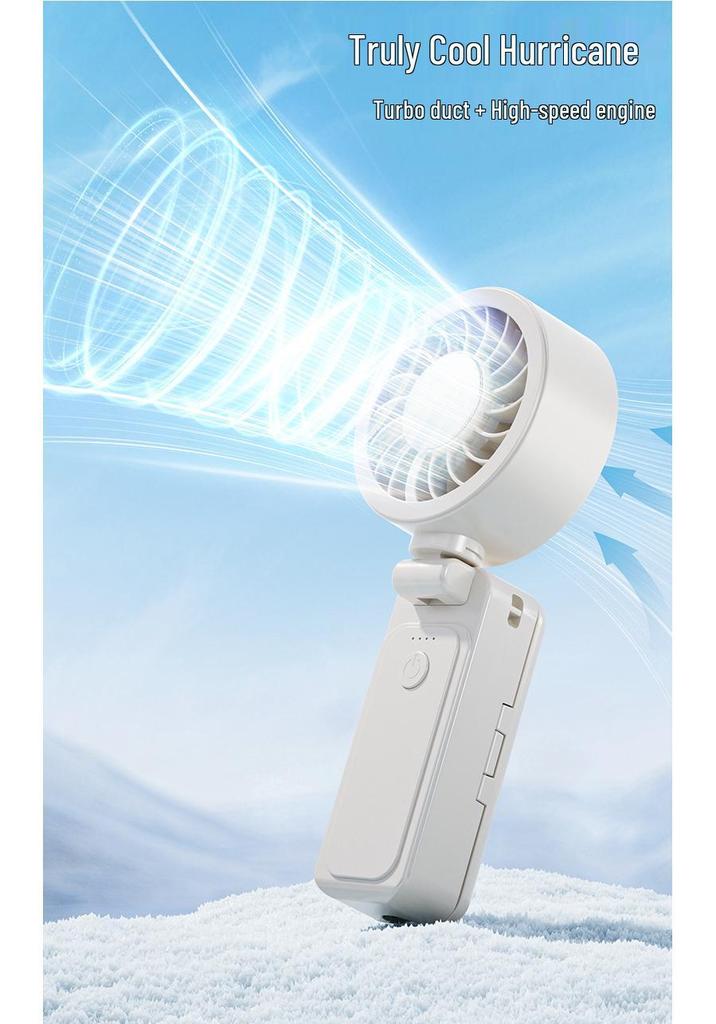 Portable Clip-on Fan with USB Charge and Semiconductor Cooling for Dorms