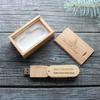 Bamboo & Wood 32GB USB Flash Drive with Custom Logo - Perfect for Graduation Souvenirs & Promotional Gifts