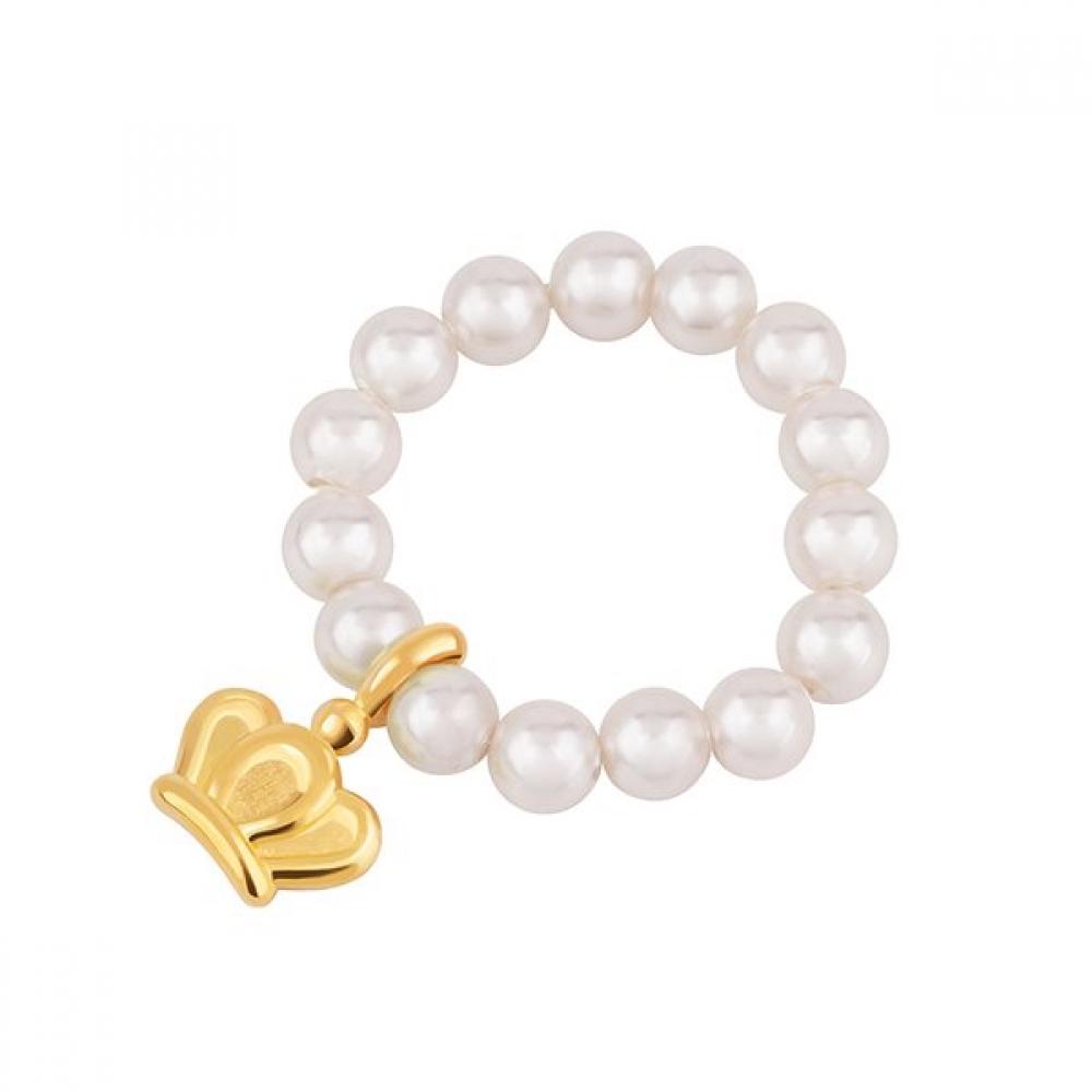 Porti 24k 0.5g Pearl Stone Ring 100 Days Ring