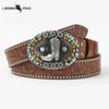Bohemian Ethnic Style Belt Women's Fashion Retro Pattern Belt Men's High-end Women's Belt