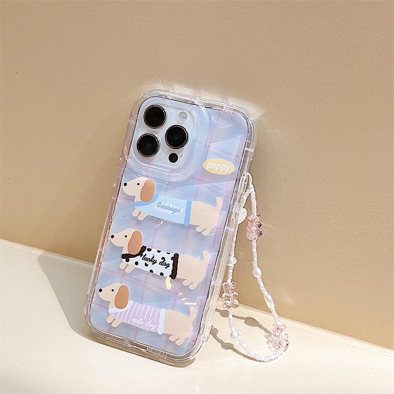 Zhitai Phantom Shell Case for iPhone 12, 13, 14 Pro/Pro Max with Bracelet