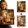 5D Unframed 3545cm - DIY Kit for Adults, Full Drill Round Paint by Numbers 1ml