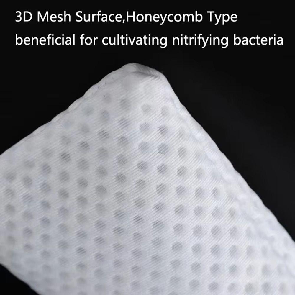 Reusable Aquarium Filter Bag Dry and Wet Separation Anti-overflow Fish Tank Filter Cotton Thickening with Frame