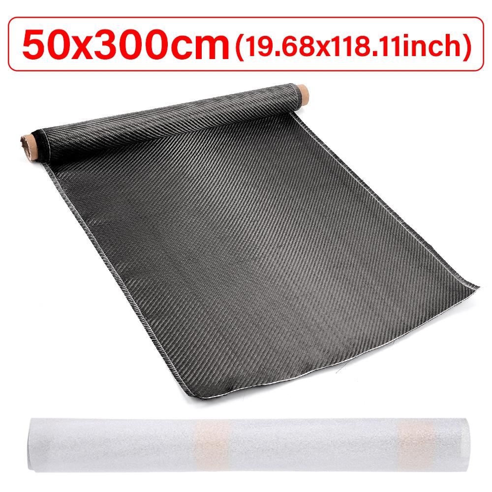

3K 200g 50x150cm Carbon Fiber Cloth 50cm wide Plain Carbon Fabric For Commercial Car Part Sport Equipment Cars Accessories L чёрный